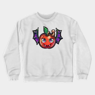 Kawaii Fruit Bat (Black) Crewneck Sweatshirt